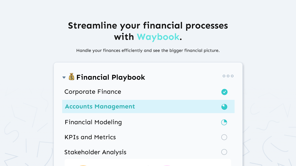 Importance of Financial Playbooks Financial Playbooks hold a special place in the financial operating procedures of a company because they can help you handle your finances efficiently. Thankfully, with the help of modern software, you can create amazing financial playbooks that make financial management easier than ever before. 